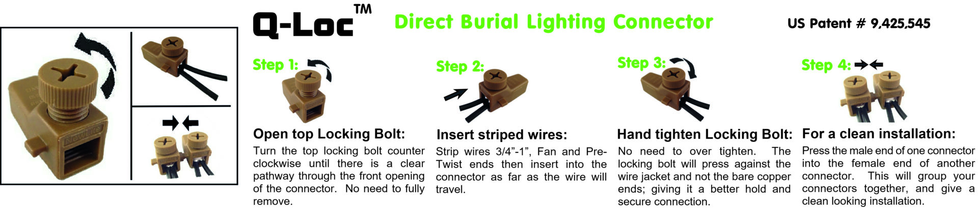 Connector insallation instructions